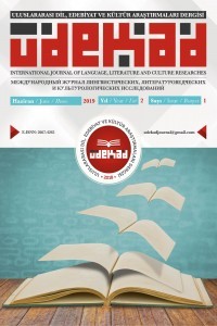 Uluslararası Dil Edebiyat ve Kültür Araştırmaları Dergisi